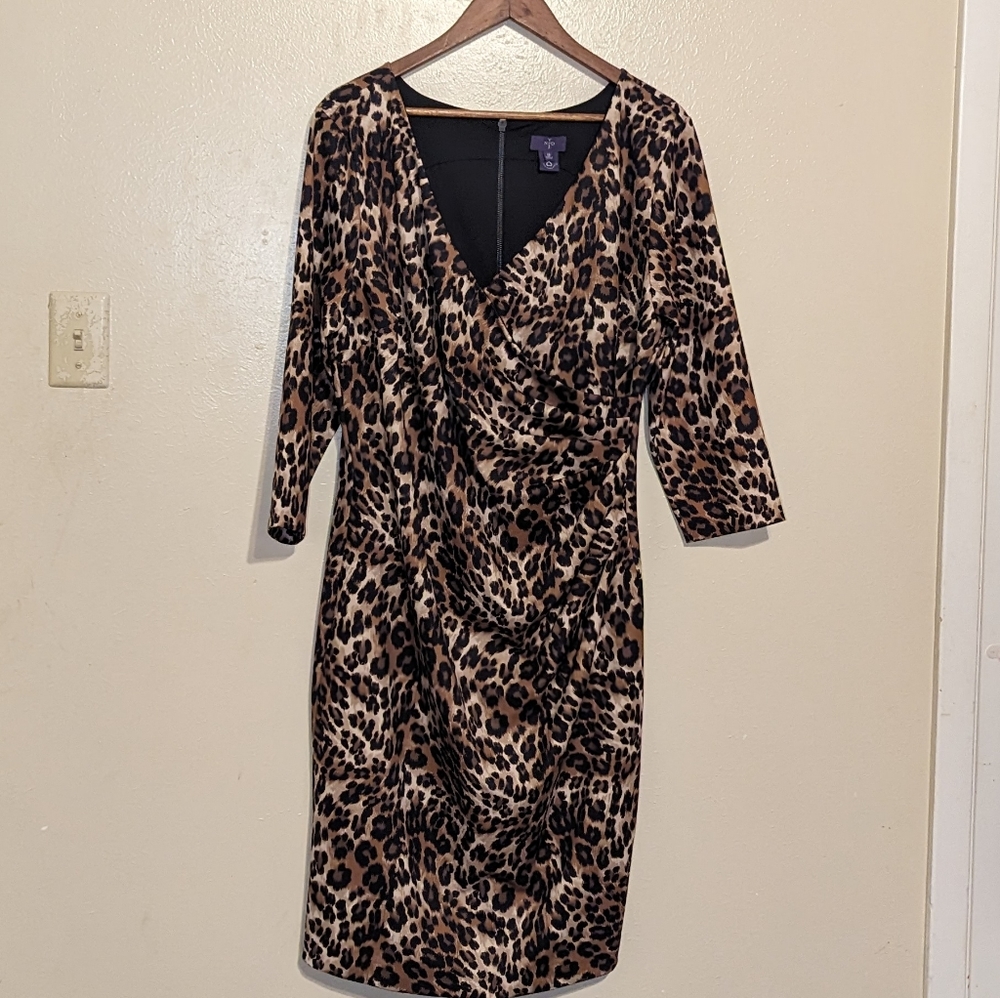 Cheetah print size 18 dress